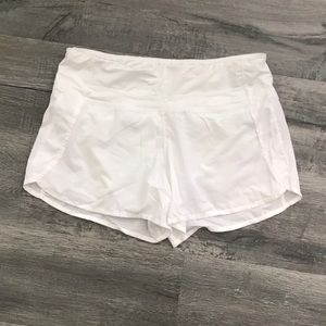 Lululemon white shorts